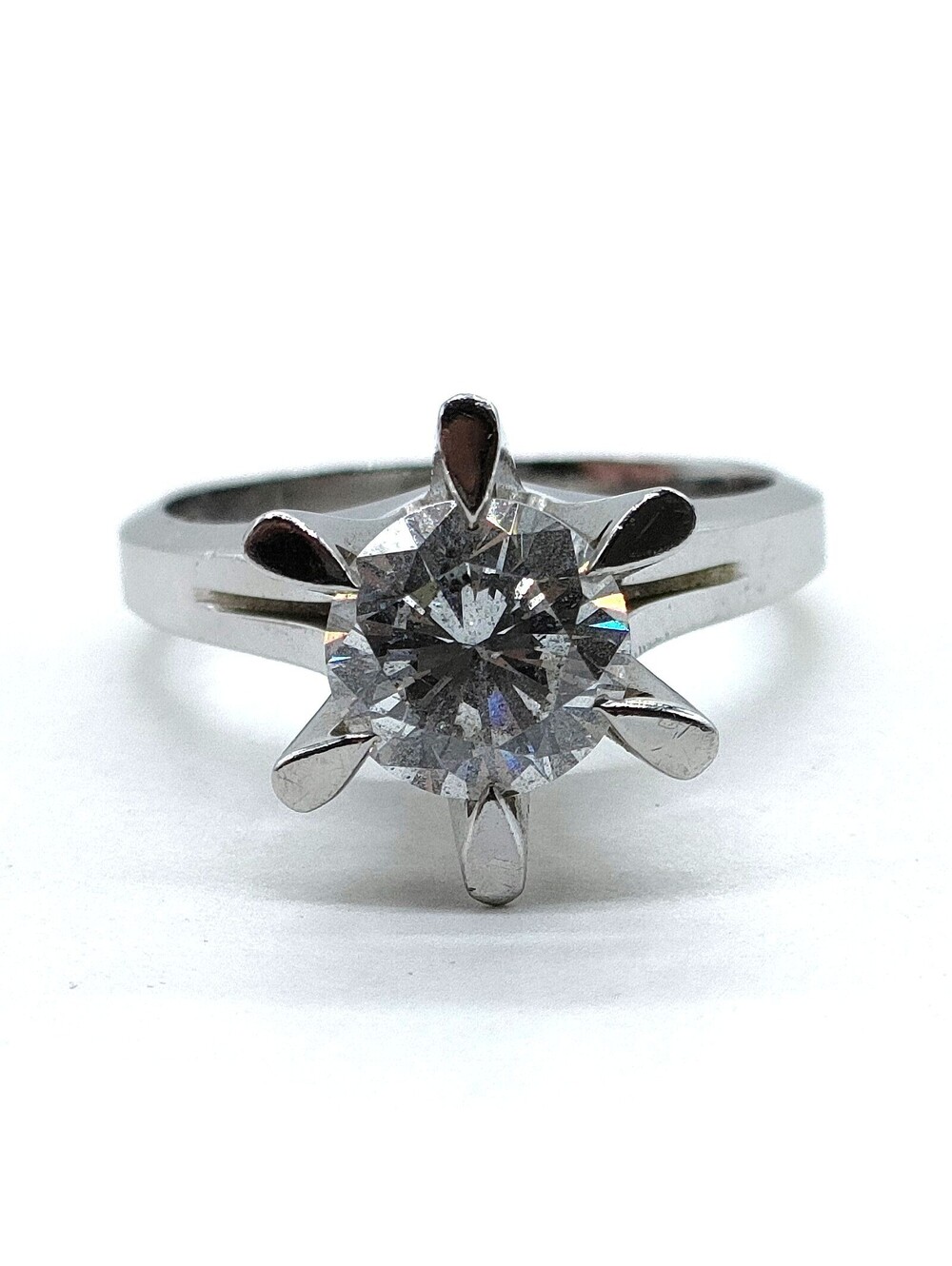 Jewelry Ring Natural Diamond 1.63ct Platinum 5522119